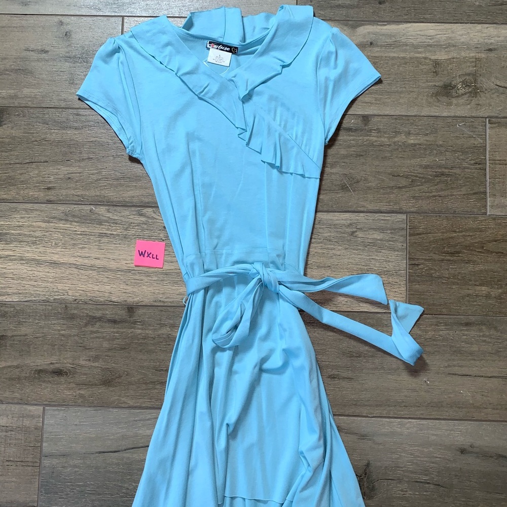 Sally Mack Dress Aqua NWT Girls